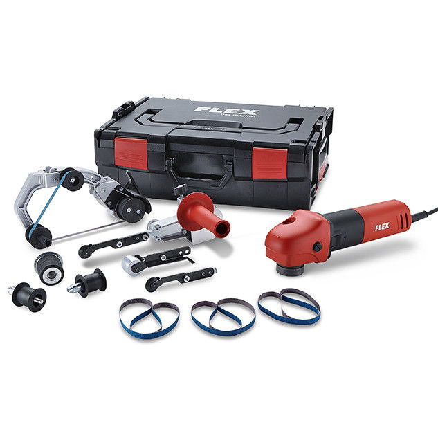 Flex BRE 8-4 INOX Set TRINOXFLEX csőcsiszoló és kiegészítő szalagcsiszoló szett  (L-BOXX-ban) termék fő termékképe